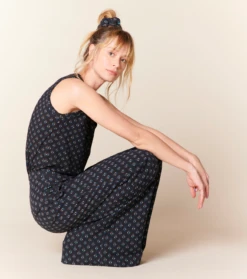 Débardeur ARTUS Gouttes Noir-Multico