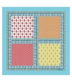 Bandana Coton ITALIENNE Sorbet 60 X 60 Cm