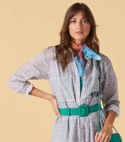 Bandana Coton ITALIENNE Sorbet 60 X 60 Cm -Mode Vêtements Magasin bandana italienne sorbet 60x60.1