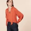 Blouse AIDA Fleur D'Arles Mandarine