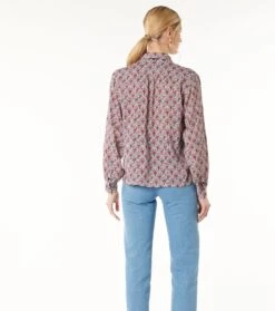 Blouse AIDA Bouquet Bucolique écru Framboise 9 Blouse AIDA Bouquet Bucolique écru Framboise -Mode Vêtements Magasin blouse aida.3