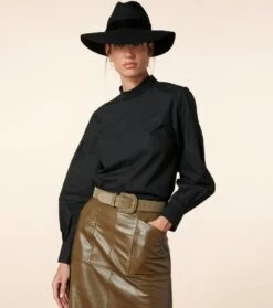 Blouse DOLORES Coton Noir