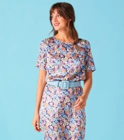 Blouse ELISE Florentine Ciel