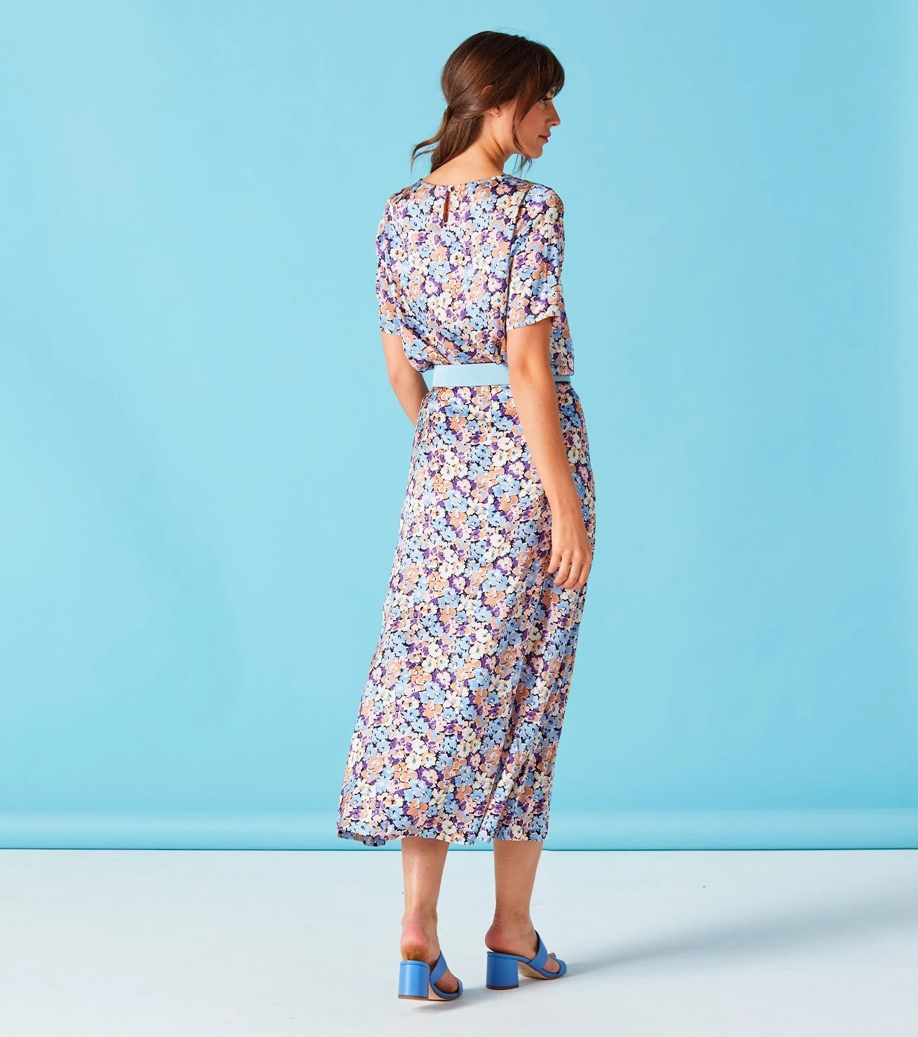 Blouse ELISE Florentine Ciel 5 Blouse ELISE Florentine Ciel – Image 5