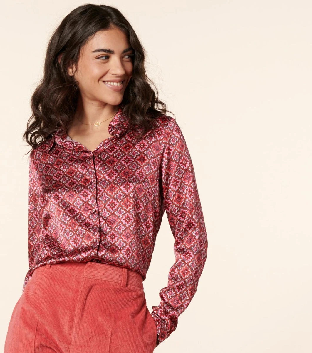 Blouse LINETTE Précieux Rose 1 Blouse LINETTE Précieux Rose