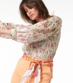 Blouse MAZARINE Petit Cassis Amande Rose