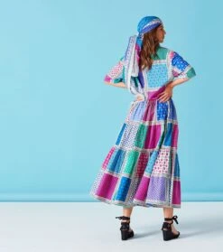 Jupe CAMILLA L'ITALIENNE Menthe Fuchsia -Mode Vêtements Magasin blouse rosalia.3 1