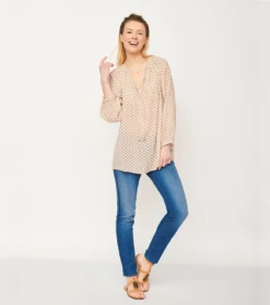 Blouse ESPIGUETTE Petit Duc écru -Mode Vêtements Magasin blouse espiguette petit duc.3