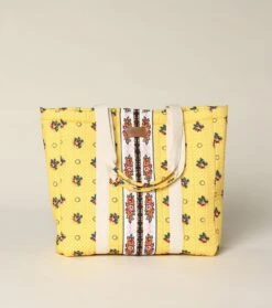 Cabas CARLA Printemps Jaune -Mode Vêtements Magasin carla printemps jaune