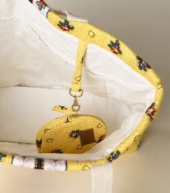 Cabas CARLA Printemps Jaune -Mode Vêtements Magasin carla printemps jaune.3