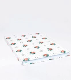 Grand Carnet Printemps Blanc -Mode Vêtements Magasin carnet a4 printemps blanc 7