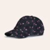 Casquette YSE Pâquerette Noir Fuchsia