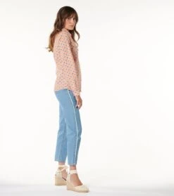 Chemise ELINA Fleur D'Arles Abricot -Mode Vêtements Magasin cf elina fleur d arles.3