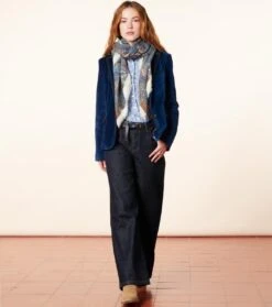 Chemise ELINA Fleur Des Champs Rouge Bleu 9 Chemise ELINA Fleur Des Champs Rouge Bleu -Mode Vêtements Magasin cf elina fleur des champs.4 1