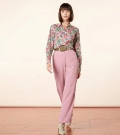 Chemise ELINA Plume émeraude Rose 10 Chemise ELINA Plume émeraude Rose -Mode Vêtements Magasin cf elina plume.4