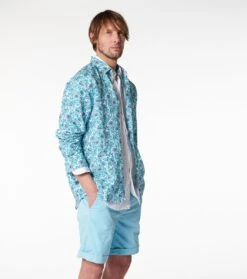 Chemise REGULAR Boutis Blanc Parme 8 Chemise REGULAR Boutis Blanc Parme -Mode Vêtements Magasin ch boutis.3 2 1