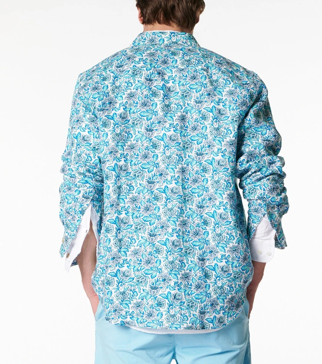 Chemise REGULAR Boutis Blanc Parme 3 Chemise REGULAR Boutis Blanc Parme – Image 3