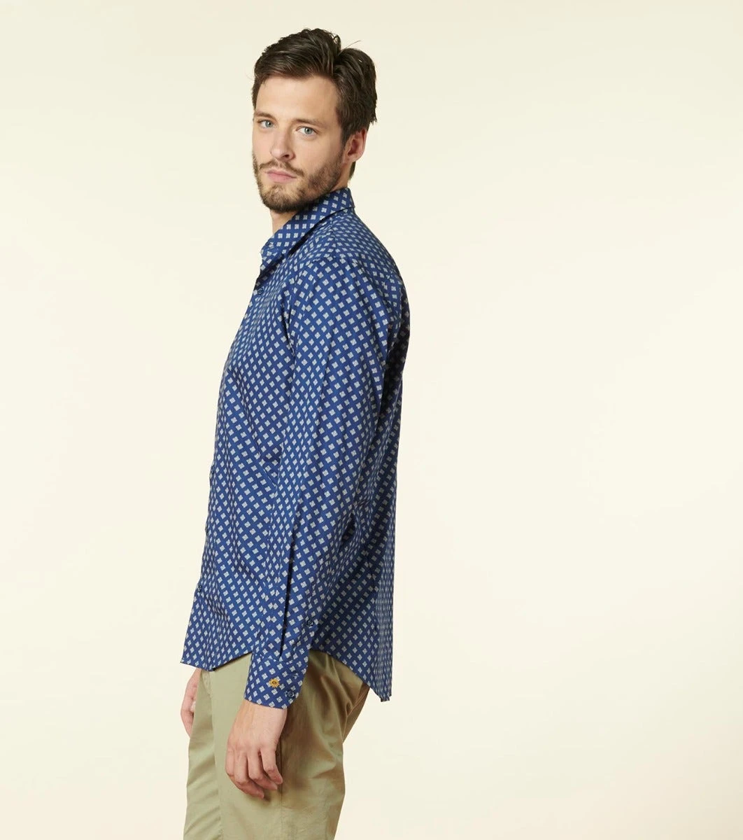 Chemise SLIM Calisson Bleu 3 Chemise SLIM Calisson Bleu – Image 3