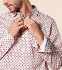 Chemise SLIM Calisson Rose