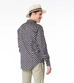 Chemise REGULAR Fleurs Des Champs Noir Puce -Mode Vêtements Magasin ch fleur des champs noir.4