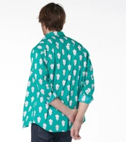 Chemise REGULAR Grosse Mouche émeraude -Mode Vêtements Magasin ch grosse mmouche emeraude.1