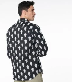 Chemise REGULAR Grosse Mouche Noir -Mode Vêtements Magasin ch grosse mmouche noir