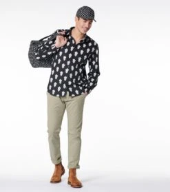 Sac De Voyage ESCAMPADOU La Mouche Blanc Fond Noir -Mode Vêtements Magasin ch grosse mmouche noir.2