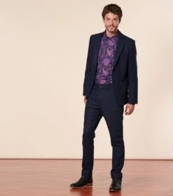 Chemise REGULAR Kerala Violet -Mode Vêtements Magasin ch kerala.j.3pg