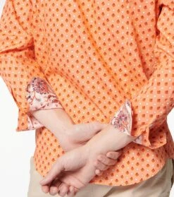 Chemise SLIM Margarido Orange -Mode Vêtements Magasin ch margarido.2 1