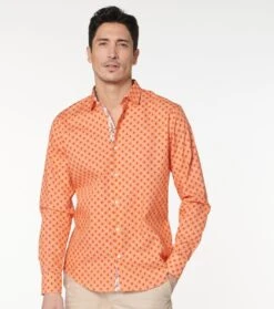 Chemise SLIM Margarido Orange
