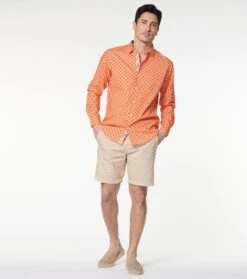 Chemise SLIM Margarido Orange -Mode Vêtements Magasin ch margarido 1