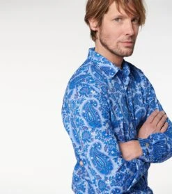 Chemise REGULAR Max Bleu -Mode Vêtements Magasin ch max bleu.4