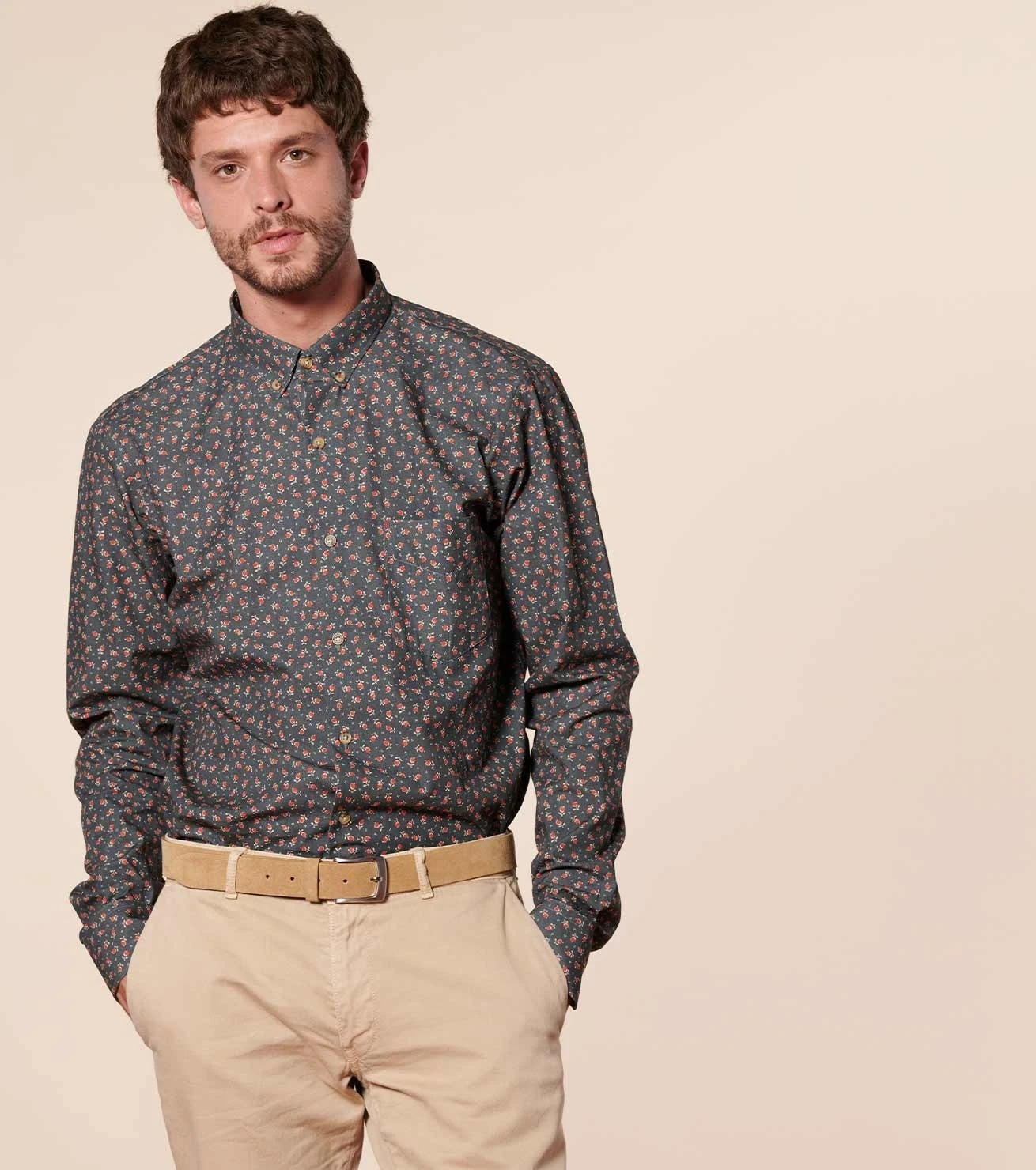 Chemise MILO Petite Narcisse Anthracite 3 Chemise MILO Petite Narcisse Anthracite – Image 3