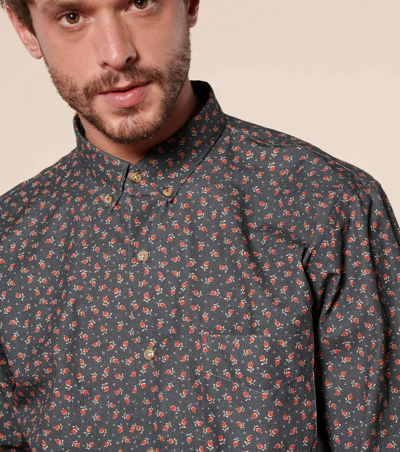 Chemise MILO Petite Narcisse Anthracite 2 Chemise MILO Petite Narcisse Anthracite – Image 2