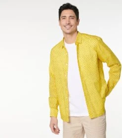 Chemise REGULAR Moustique Jaune