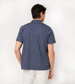 Chemise PAGNOL Mouche Marine -Mode Vêtements Magasin ch pagnol mouche marine.2