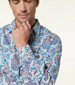 Chemise REGULAR Max Ciel Orange