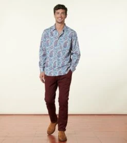 Chemise REGULAR Max Ciel Orange -Mode Vêtements Magasin ch regular max ciel orange.4