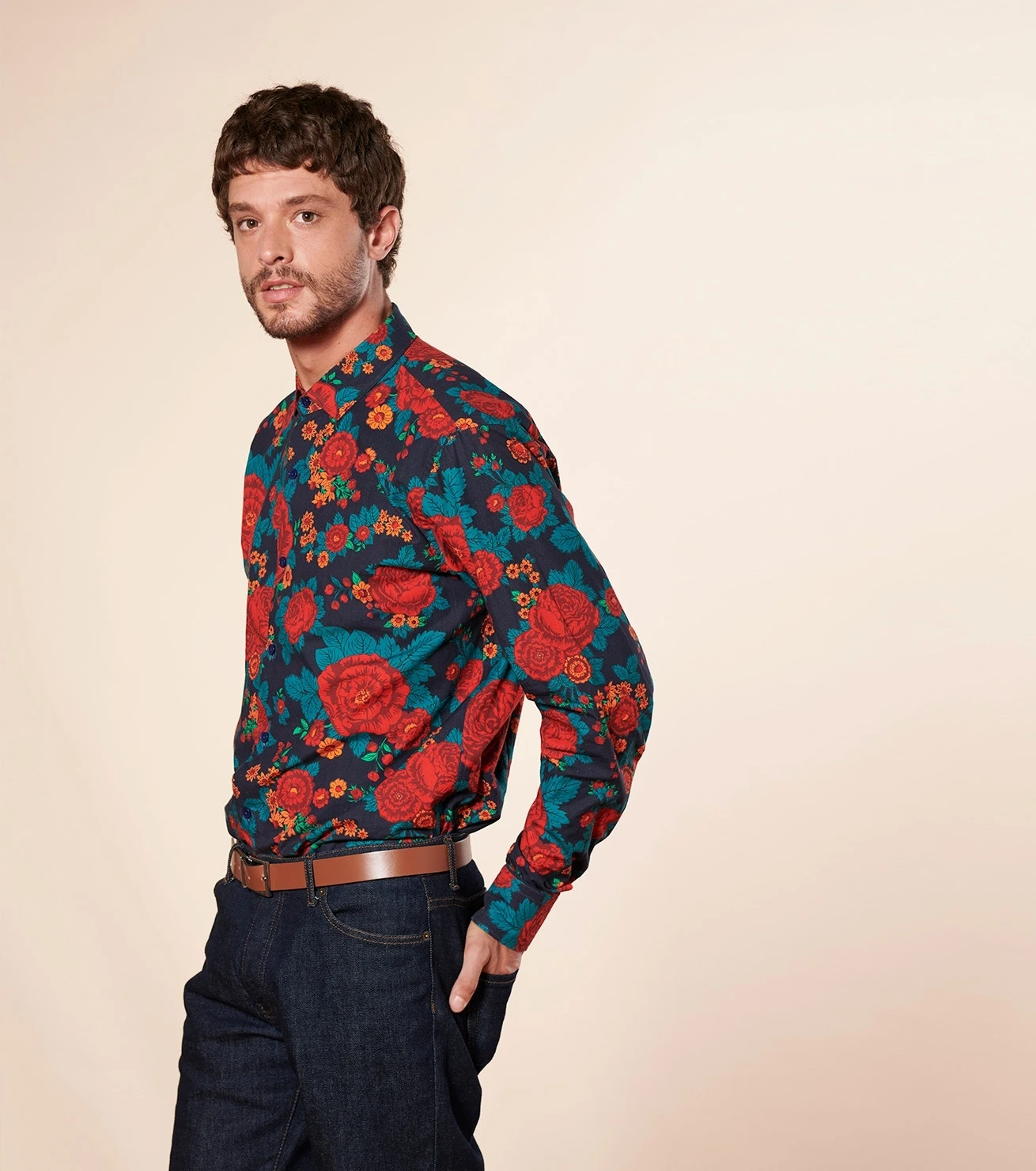 Chemise SLIM Roulotte Vert Nuit 2 Chemise SLIM Roulotte Vert Nuit – Image 2