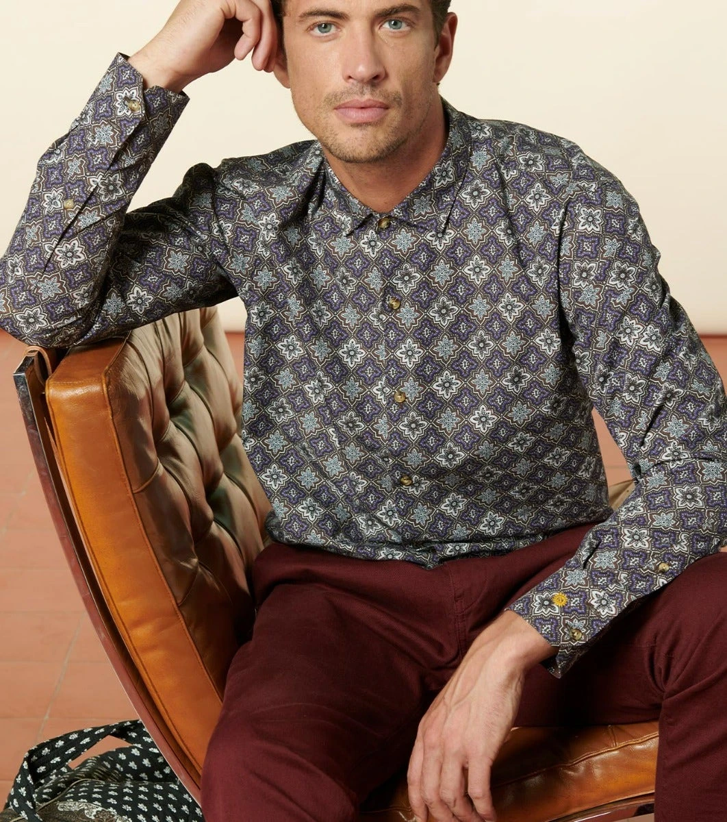 Chemise SLIM Précieux Marron 5 Chemise SLIM Précieux Marron – Image 5