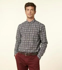 Chemise SLIM Précieux Marron 8 Chemise SLIM Précieux Marron -Mode Vêtements Magasin ch slim precieux marron.4