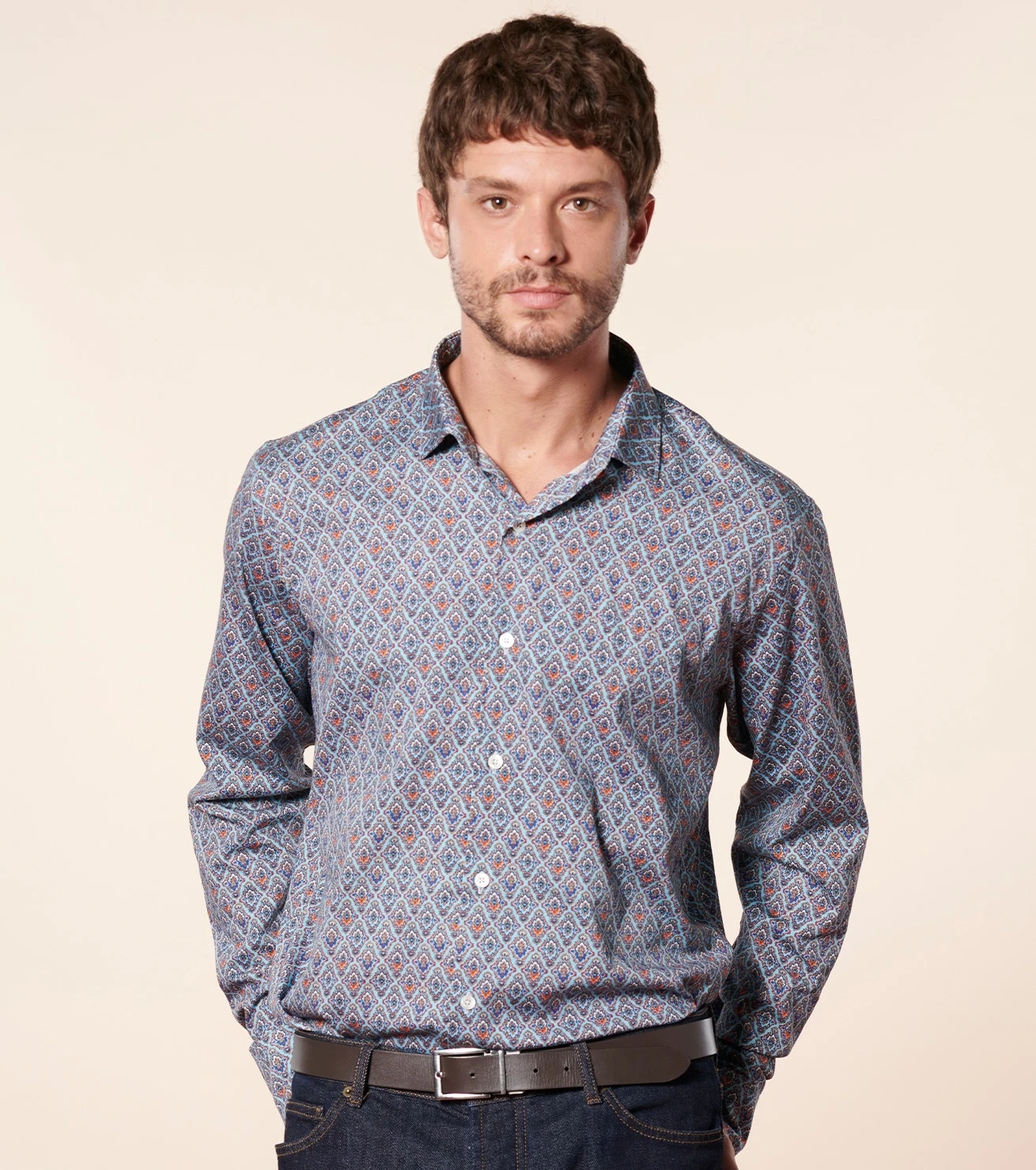 Chemise SLIM Tania Ciel 2 Chemise SLIM Tania Ciel – Image 2