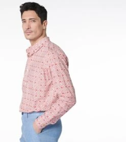 Chemise MILO Trèfles Rouge Ciel -Mode Vêtements Magasin ch treffle.4