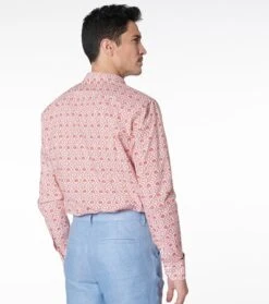 Chemise MILO Trèfles Rouge Ciel -Mode Vêtements Magasin ch treffle.5