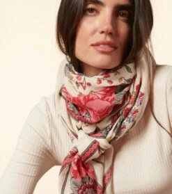 Châle ARLATAN écru 7 Châle ARLATAN écru -Mode Vêtements Magasin chale arlaten ecru