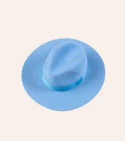 Chapeau Cloche Feutre Bleu Horizon
