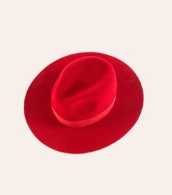 Chapeau Cloche Feutre Rouge Garance -Mode Vêtements Magasin chapeau framboise.1. 1