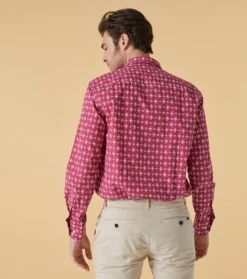 Chemise REGULAR Alain Terracotta -Mode Vêtements Magasin chemise alain.1