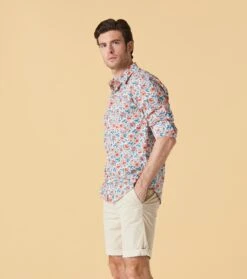 Chemise REGULAR Boutis Brique Turquoise -Mode Vêtements Magasin chemise boutis.4