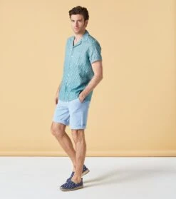 Chemise BODEGA Escalette Aqua